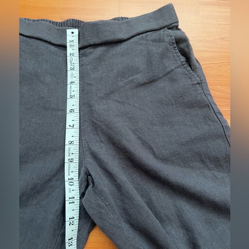 Caslon Linen Blend Wide Leg Cropped Pants - Picture 5 of 7